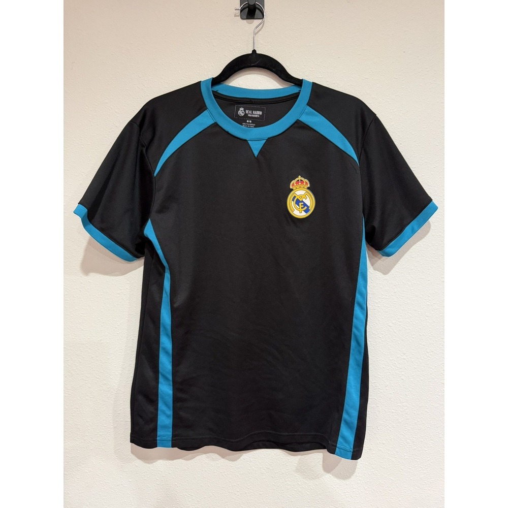 Real Madrid MCF‎ Soccer Jersey Size Medium Black/Blue Short Sleeve